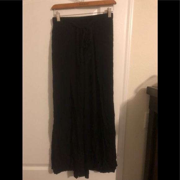 Life Of Leisure Side Slit Tie Pants - Picture 4 of 4